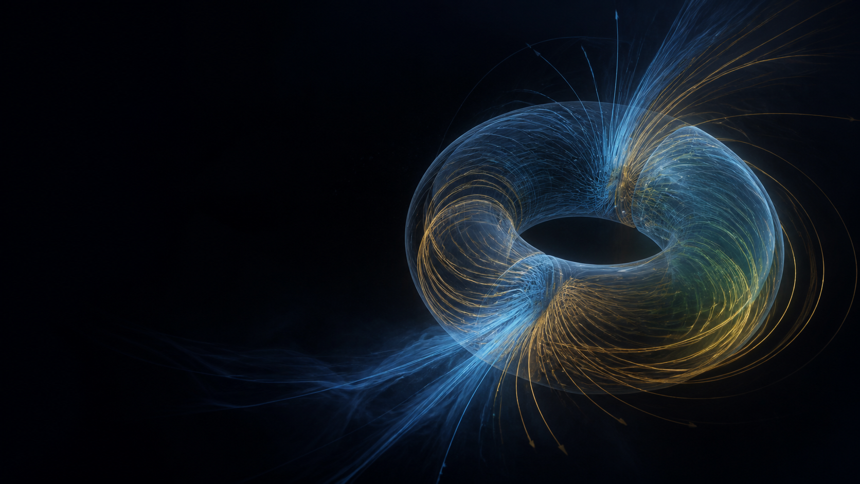 Conceptual open toroidal plenum flow visualization